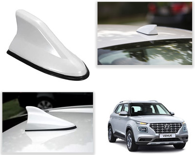 PEEPS STORE Peeps shark-white Hyundai Venue peepsstore pack of 1 antenna for car Satellite Vehicle Antenna