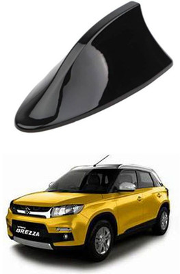 FKOK Car Shark Fin Antenna (Black) For Vitara Brezza Satellite Vehicle Antenna