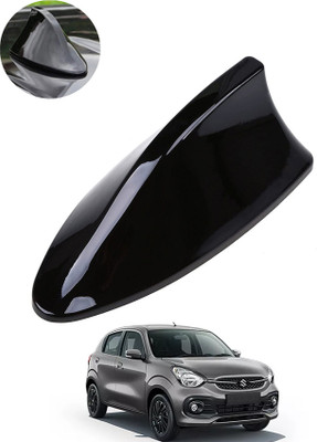 MATIES Car Shark Fin Antenna Roof Aerial Base Am/Fm Signal Black For Car 55 Waterproof Car Shark Fin Roof Antenna Black For CelerioMaruti2023 Satellite Vehicle Antenna