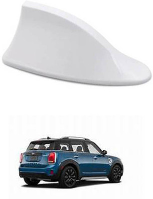 FKOK Car Shark Fin Antenna (White) For Cooper SE Satellite Vehicle Antenna