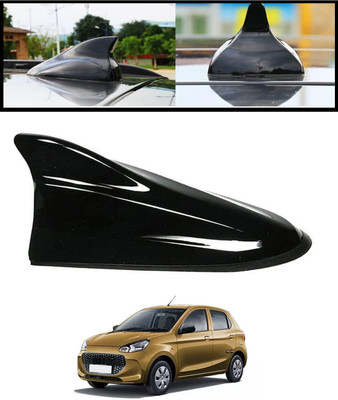 CCMM Glossy Black Finish Waterproof Vehicle Shark Antenna-14 Universal Compatibility Black Shark Finn Antenna For Car Roof-14 Satellite Vehicle Antenna