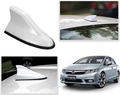 PEEPS STORE Peeps shark-white Honda Civic 2011 2016 Satellite Vehicle Antenna