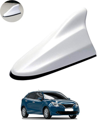 MATIES Waterproof Car Shark Fin Antenna Roof Areial Base White 31 Car Shark Fin Antenna Roof Am/Fm Signal White For BalenoMaruti Suzuki2019 Satellite Vehicle Antenna
