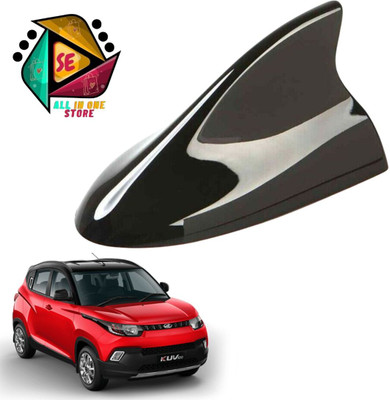 Sakshionline Store Universal Shark Fin Style Black Car Antenna AM/FM Radio for Kuv 100 Satellite Vehicle Antenna