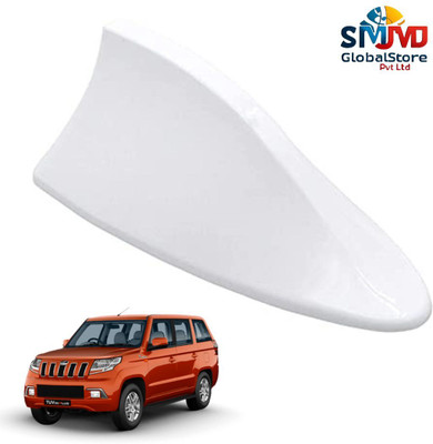 Smjmd Global Store Universal Shark Fin White Car Antenna For All Car Models of TUV300 Satellite Vehicle Antenna