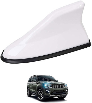 ABJD Car White Signal Roof Shark Fin Antenna Receiver For ScorpioN-Mahindra-2022 Shark fin Antenna Satellite Vehicle Antenna