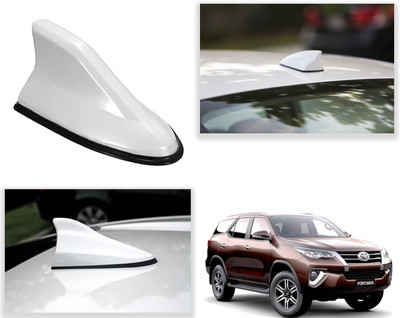 PEEPS STORE Peeps shark-white Toyota Fortuner 2016 peepsstore pack of 1 antenna for car Satellite Vehicle Antenna