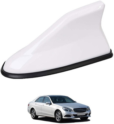 RKPSP White Car Shark Fin Radio Signal Anteena Waterproof For Roof Universal-67 Car Anteena Satellite Vehicle Antenna