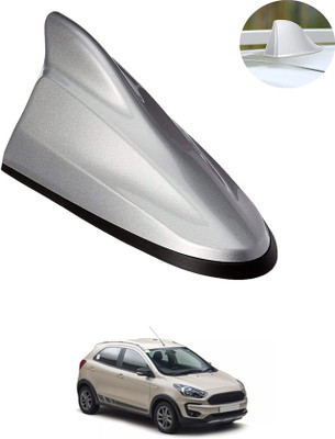 MATIES Car Shark Fin Antenna Roof Aerial Base Am/Fm Signal Silver For Car 112 Waterproof Car Shark Fin Roof Antenna Silver For FreestyleFord2018 Satellite Vehicle Antenna