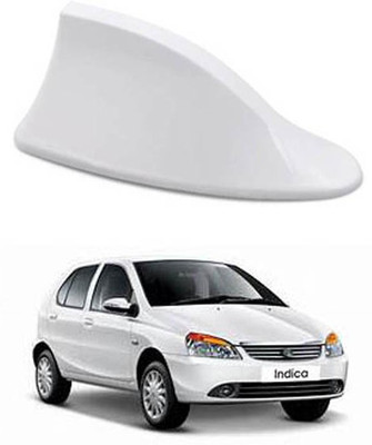 FKOK Car Shark Fin Antenna (White) For Indica V2 Satellite Vehicle Antenna