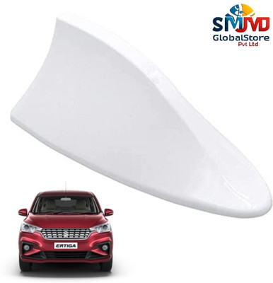 Smjmd Global Store Universal Shark Fin White Car Antenna For All Car Models of Ertiga Satellite Vehicle Antenna