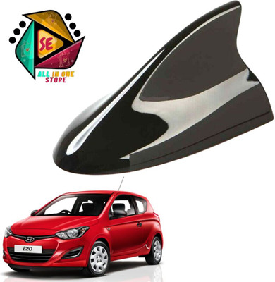 Sakshionline Store Universal Shark Fin Style Black Car Antenna AM/FM Radio for I20 Satellite Vehicle Antenna