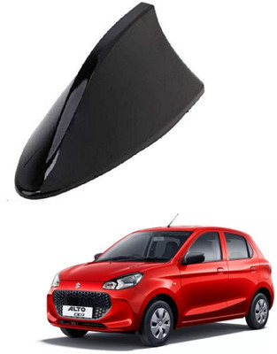 SPREADX Shark Fin Roof Antenna Aerial ABS AM/FM Radio Signal for Alto K-10 2022 - Black Whip Vehicle Antenna