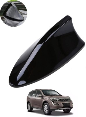 MATIES Car Shark Fin Antenna Roof Aerial Base Am/Fm Signal Black For Car 322 Waterproof Car Shark Fin Roof Antenna Black For XUV 500Mahindra2015 Satellite Vehicle Antenna