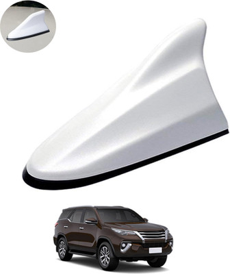 MATIES Waterproof Car Shark Fin Antenna Roof Areial Base White 109 Car Shark Fin Antenna Roof Am/Fm Signal White For Fortuner newToyota2016 Satellite Vehicle Antenna
