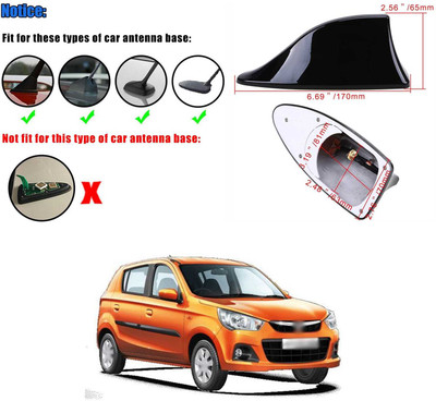 XZRTZ Shark Fin Antenna AM FM Signal Roof Aerial Adhesive Fit – Black Q5 Shark Fin Antenna AM FM Signal Roof Aerial Adhesive Fit Q5 Satellite Vehicle Antenna