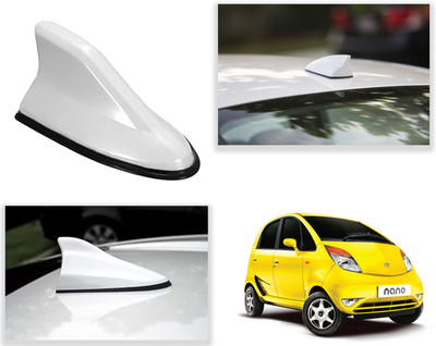 PEEPS STORE Peeps shark-white Tata Nano Satellite Vehicle Antenna