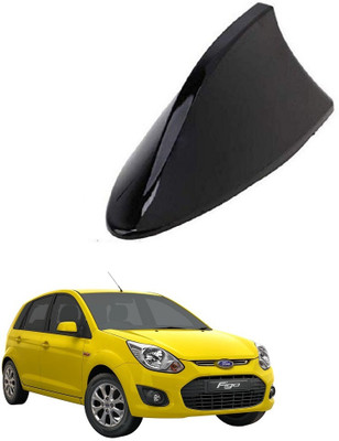 SPREADX Shark Fin Roof Antenna Aerial ABS AM/FM Radio Signal for Ford Figo T-1 - Black Whip Vehicle Antenna