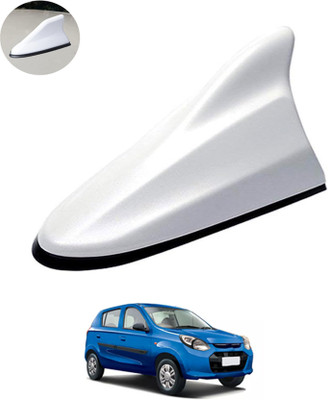 MATIES Waterproof Car Shark Fin Antenna Roof Areial Base White 12 Car Shark Fin Antenna Roof Am/Fm Signal White For Alto 800Maruti Suzuki2012 Satellite Vehicle Antenna