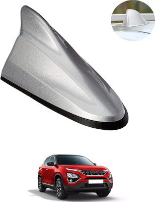 MSNP Car Shark Fin Antenna Roof Aerial Base Am/Fm Signal Receiver Silver For Car 133 Waterproof Car Shark Fin Roof Antenna Silver For Harrier Satellite Vehicle Antenna