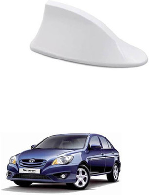 FKOK Car Shark Fin Antenna (White) For Verna Transform Satellite Vehicle Antenna