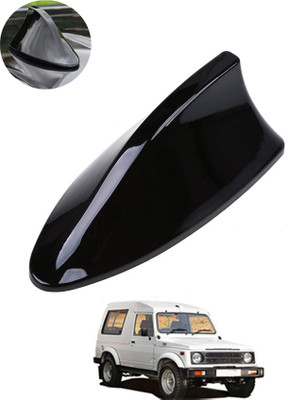 MATIES Car Shark Fin Antenna Roof Aerial Base Am/Fm Signal Black For Car 131 Waterproof Car Shark Fin Roof Antenna Black For GypsyMaruti Suzuki2004 Satellite Vehicle Antenna