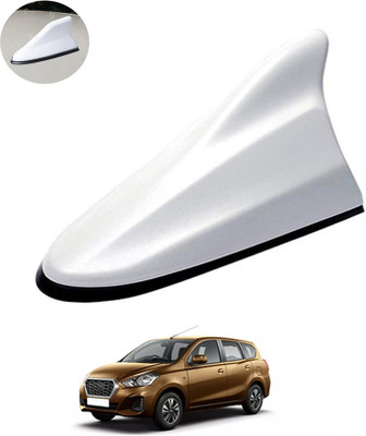 MSNP Car Shark Fin Antenna Roof Aerial Base Am/Fm Signal Receiver Silver For Car 118 Satellite Vehicle Antenna