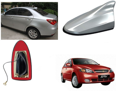Automotive Prist Chevrolet-optra-SRV Silver Shark Fin Replacement Signal Receiver (AM/FM) Antenna Hidden Vehicle Antenna
