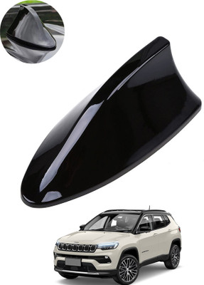 CCMM Unique New Design Shark Shape Waterproof Black Shinny Antenna For Car-68 Universal Black Waterproof Car Roof Shark Antenna-68 Satellite Vehicle Antenna