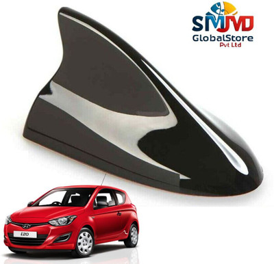 Smjmd Global Store Universal Shark Fin Black Car Antenna For All Car Models of I20 Satellite Vehicle Antenna