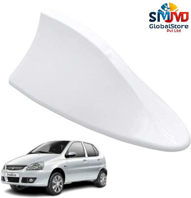 Smjmd Global Store Universal Shark Fin White Car Antenna For All Car Models of Indica Satellite Vehicle Antenna