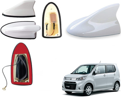 Automotive Prist Car Antenna Maruti Suzuki WagonR Stingray White Shark Fin Replacement Signal Receiver (AM/FM) Antenna Hidden Vehicle Antenna
