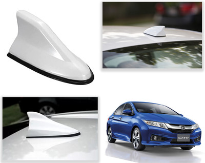 PEEPS STORE Peeps shark-white Honda New City Satellite Vehicle Antenna