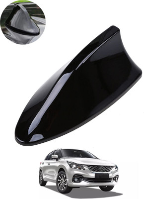 MATIES Car Shark Fin Antenna Roof Aerial Base Am/Fm Signal Black For Car 32 Waterproof Car Shark Fin Roof Antenna Black For BalenoMaruti Suzuki2022 Satellite Vehicle Antenna