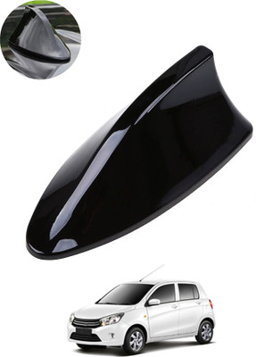 MATIES Car Shark Fin Antenna Roof Aerial Base Am/Fm Signal Black For Car 53 Waterproof Car Shark Fin Roof Antenna Black For CelerioMaruti Suzuki2014 Satellite Vehicle Antenna