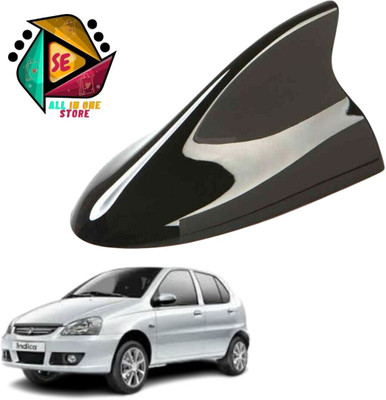 Sakshionline Store Universal Shark Fin Style Black Car Antenna AM/FM Radio for Indica Satellite Vehicle Antenna