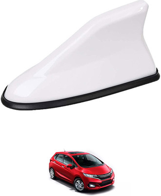 MATIES White Shark Antenna Waterproof And Unique Design For Vehicle -159 Car Shark Fin Antenna Roof Aerial Base Am/Fm Signal Receiver White For Car -159 Satellite Vehicle Antenna