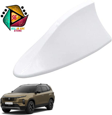 Sakshionline Store Universal Shark Fin Style White Car Antenna AM/FM Radio for Safari Satellite Vehicle Antenna