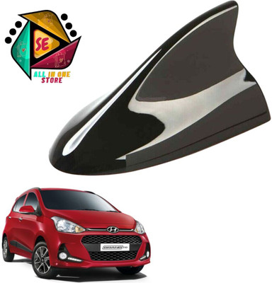 Sakshionline Store Universal Shark Fin Style Black Car Antenna AM/FM Radio for Grand i10 Satellite Vehicle Antenna