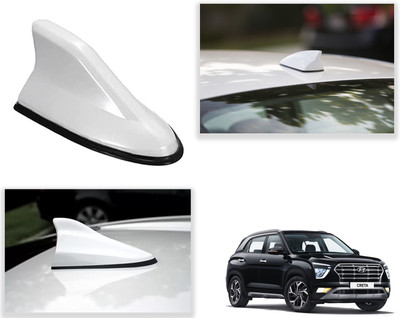 PEEPS STORE Peeps shark-white hyundai creta 2020 Satellite Vehicle Antenna