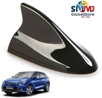 Smjmd Global Store Universal Shark Fin Black Car Antenna For All Car Models of Glanza Satellite Vehicle Antenna