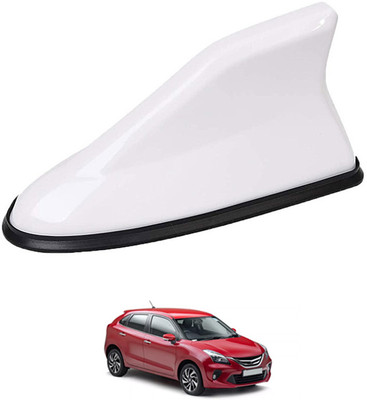 ABJD Car White Signal Roof Shark Fin Antenna Receiver For Glanza-Toyota-2019 Shark fin Antenna Satellite Vehicle Antenna