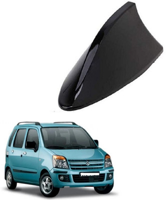 SPREADX Shark Fin Roof Antenna Aerial ABS AM/FM Radio Signal for Wagon-r Type-2 - Black Whip Vehicle Antenna