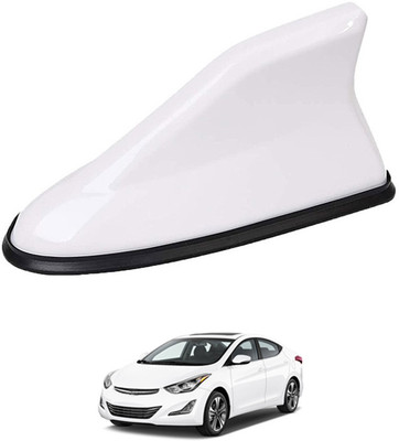 RKPSP White Car Shark Fin Radio Signal Anteena Waterproof For Roof Universal-72 Car Anteena Satellite Vehicle Antenna