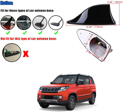 XZRTZ Shark Fin Antenna AM FM Signal Roof Aerial Adhesive Fit – Black M5 Shark Fin Antenna AM FM Signal Roof Aerial Adhesive Fit M5 Satellite Vehicle Antenna