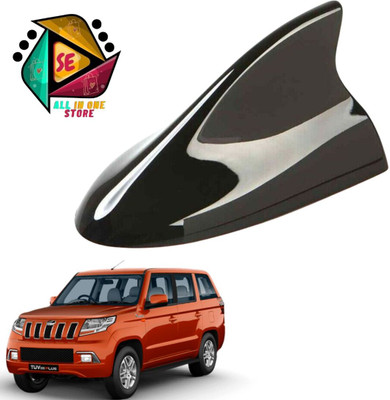Sakshionline Store Universal Shark Fin Style Black Car Antenna AM/FM Radio for TUV 300 Satellite Vehicle Antenna