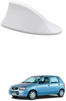 FKOK Car Shark Fin Antenna (White) For Alto Satellite Vehicle Antenna