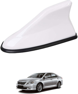 MATIES White Shark Antenna Waterproof And Unique Design For Vehicle -46 Car Shark Fin Antenna Roof Aerial Base Am/Fm Signal Receiver White For Car -46 Satellite Vehicle Antenna