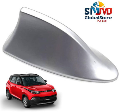 Smjmd Global Store Universal Shark Fin Silver Car Antenna For All Car Models of KUV100 Satellite Vehicle Antenna