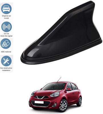 RKPSP Black Car Shark Fin Radio Signal Waterproof Anteena For Roof Universal-152 Car Anteena Satellite Vehicle Antenna